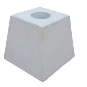 Basa Pequeña Blanca de Piedra Artificial
